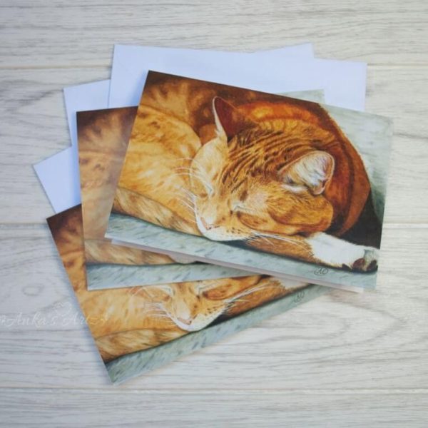 Ginger-Cat-Card-Set