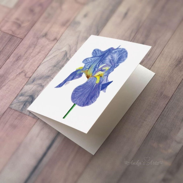 Blue-Iris-Card